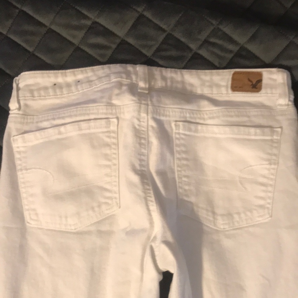 White American eagle jeggings Size 8